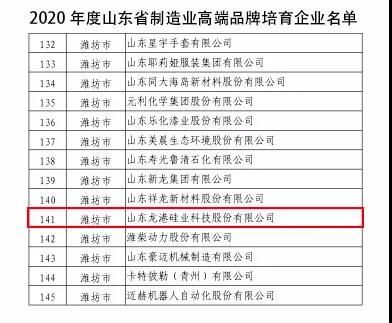 Longgang silicon industry has been selected as